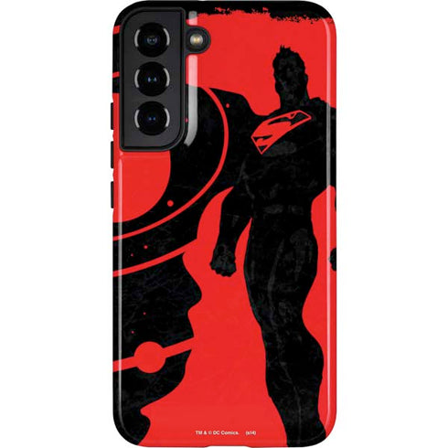 DC Comics Superman Silhouette Flying Galaxy S22 Plus Pro Case