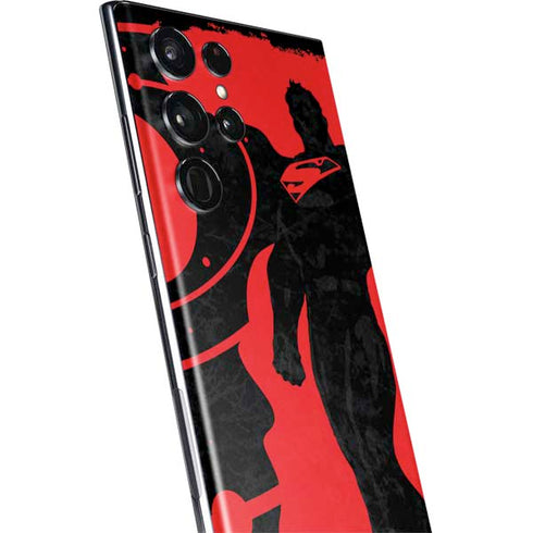DC Comics Superman Silhouette Flying Galaxy S22 Ultra Skin