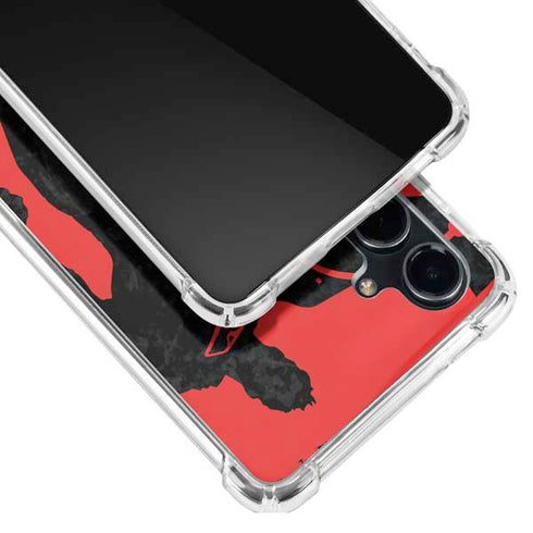 DC Comics Superman Silhouette Flying Galaxy S23 FE Clear Case