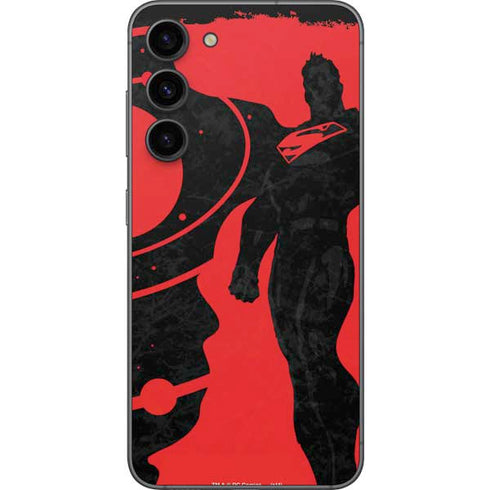 DC Comics Superman Silhouette Flying Galaxy S23 Plus Skin