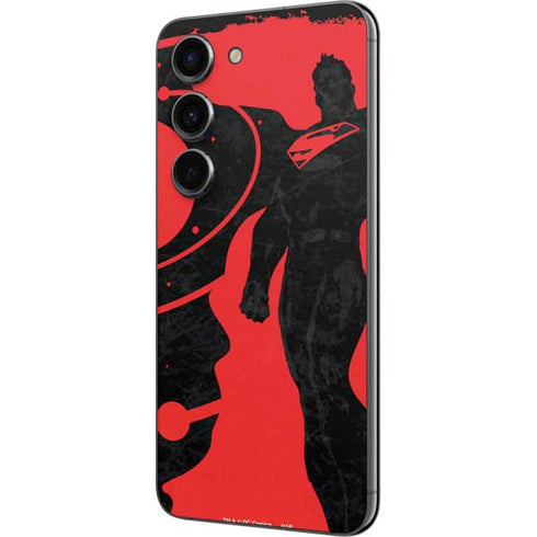 DC Comics Superman Silhouette Flying Galaxy S23 Skin