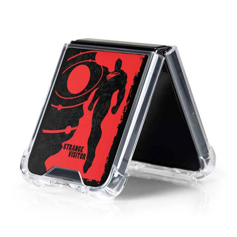DC Comics Superman Silhouette Flying Galaxy Z Flip5 5G Clear Case