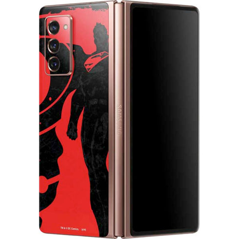 DC Comics Superman Silhouette Flying Galaxy Z Fold2 5G Skin