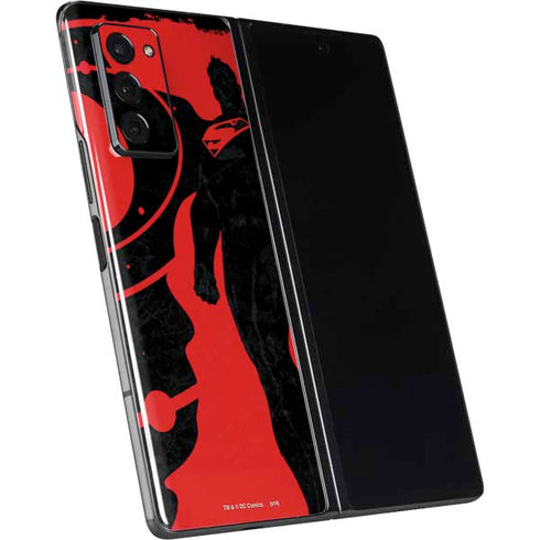 DC Comics Superman Silhouette Flying Galaxy Z Fold2 5G Skin