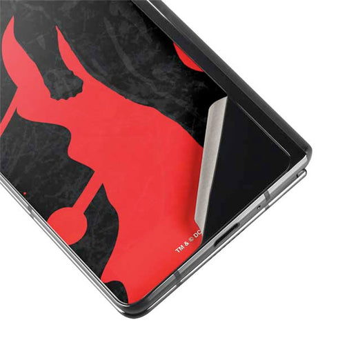 DC Comics Superman Silhouette Flying Galaxy Z Fold2 5G Skin