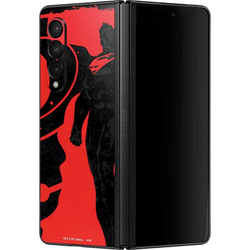 DC Comics Superman Silhouette Flying Galaxy Z Fold3 5G Skin