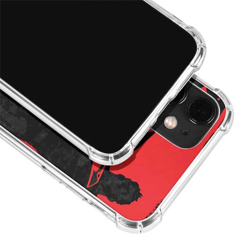 DC Comics Superman Silhouette Flying iPhone 12 Clear Case