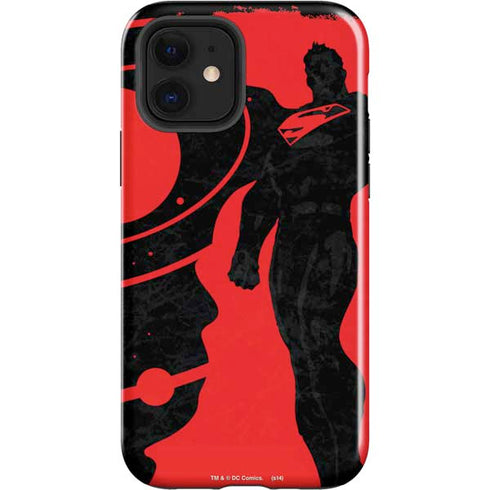 DC Comics Superman Silhouette Flying iPhone 12 Impact Case