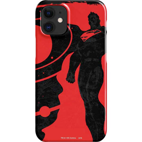 DC Comics Superman Silhouette Flying iPhone 12 Mini Lite Case