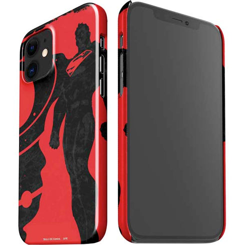 DC Comics Superman Silhouette Flying iPhone 12 Mini Lite Case