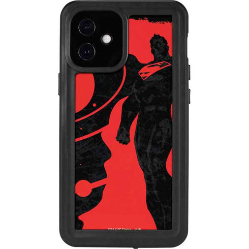 DC Comics Superman Silhouette Flying iPhone 12 Mini Waterproof Case