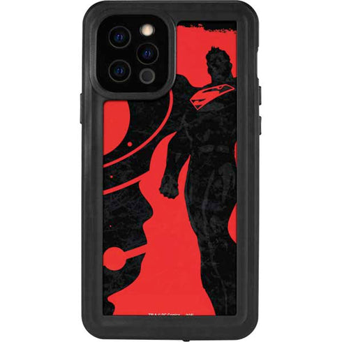 DC Comics Superman Silhouette Flying iPhone 12 Pro Waterproof Case