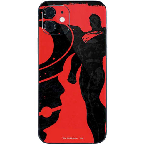 DC Comics Superman Silhouette Flying iPhone 12 Skin