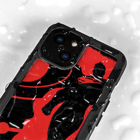 DC Comics Superman Silhouette Flying iPhone 13 Mini Waterproof Case