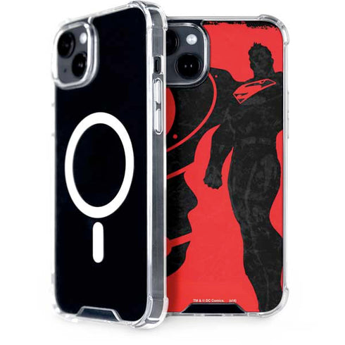 DC Comics Superman Silhouette Flying iPhone 14 MagSafe Case