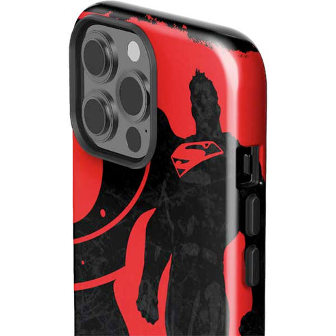 DC Comics Superman Silhouette Flying iPhone 15 Pro Max Impact Case