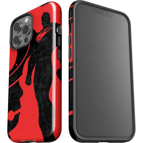 DC Comics Superman Silhouette Flying iPhone 15 Pro Max Impact Case