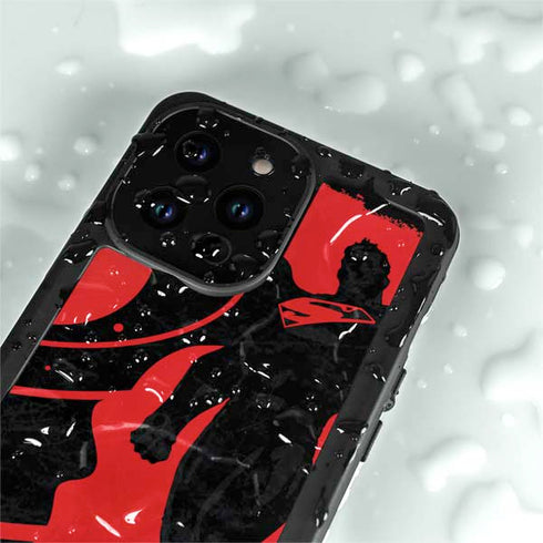 DC Comics Superman Silhouette Flying iPhone 14 Pro Max Waterproof Case