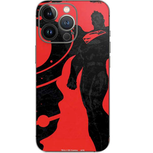DC Comics Superman Silhouette Flying iPhone 14 Pro Skin