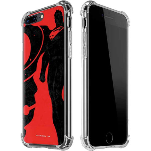 DC Comics Superman Silhouette Flying iPhone 7/8 Plus Clear Case