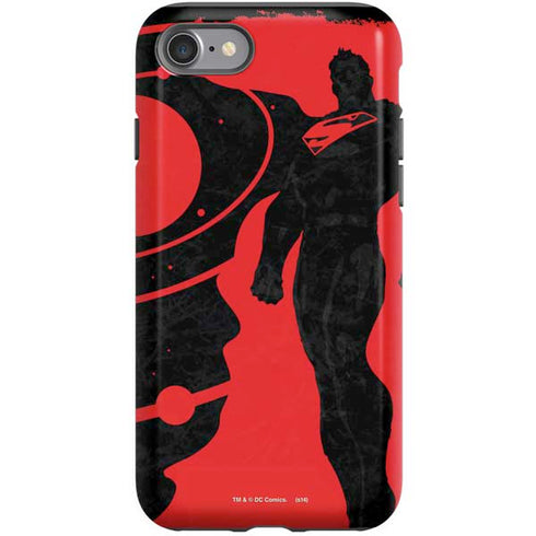 DC Comics Superman Silhouette Flying iPhone SE (2nd & 3rd Gen) Pro Case