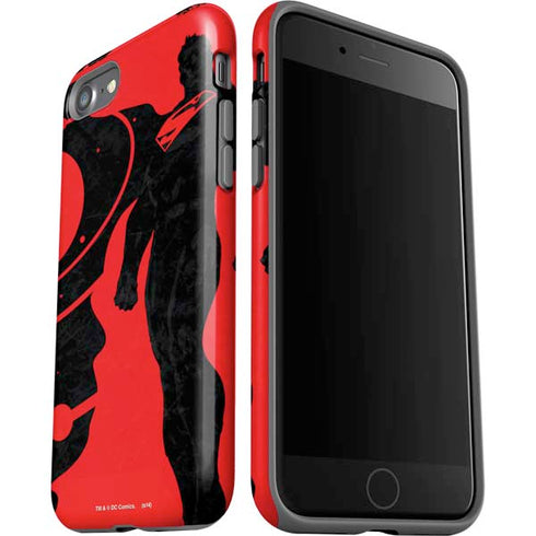 DC Comics Superman Silhouette Flying iPhone SE (2nd & 3rd Gen) Pro Case
