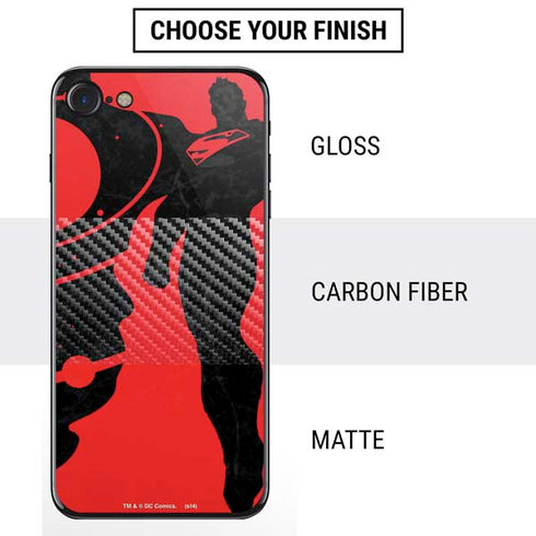 DC Comics Superman Silhouette Flying iPhone SE (2nd & 3rd Gen) Skin