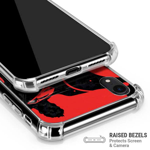 DC Comics Superman Silhouette Flying iPhone XR Clear Case