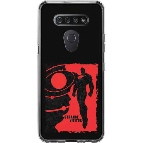 DC Comics Superman Silhouette Flying LG K51/Q51 Clear Case
