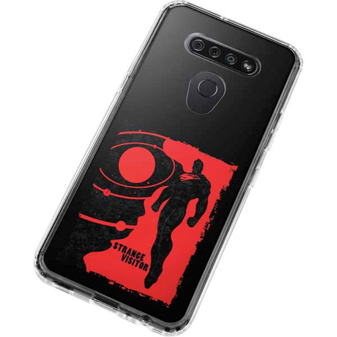 DC Comics Superman Silhouette Flying LG K51/Q51 Clear Case