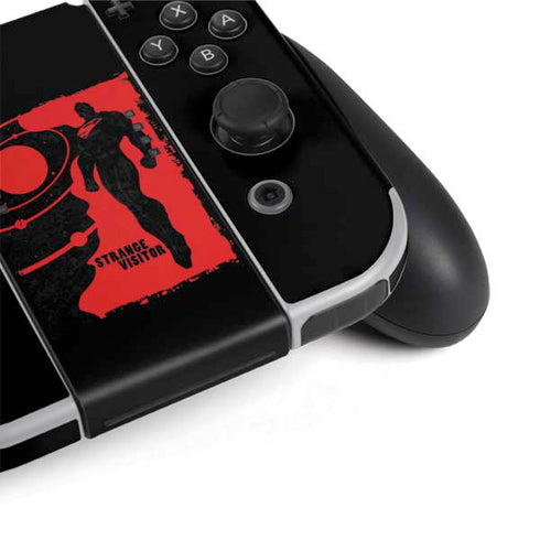 DC Comics Superman Silhouette Flying Nintendo Switch OLED (2021) Skin