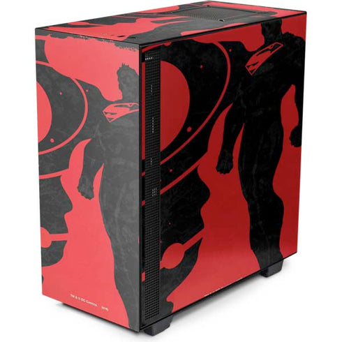 DC Comics Superman Silhouette Flying NZXT H510 Compact ATX Mid-Tower Case Skin