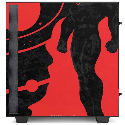 DC Comics Superman Silhouette Flying NZXT H510 Compact ATX Mid-Tower Case Skin