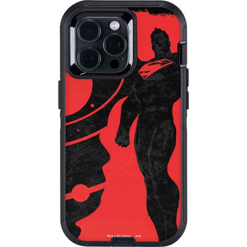 DC Comics Superman Silhouette Flying Otterbox Defender iPhone Skin