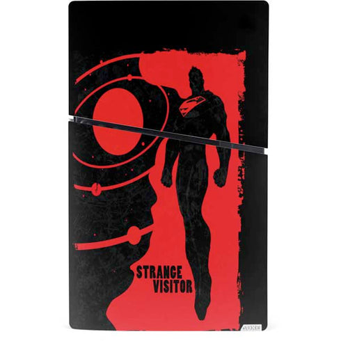 DC Comics Superman Silhouette Flying PS5 Slim Digital Edition Bundle Skin