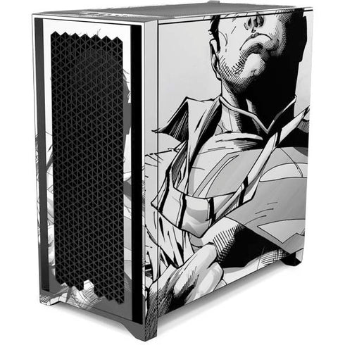 DC Comics Superman Unchained #1 SD Comic Con Variant Cover New 52 Art by Jim Lee Corsair 4000D Tempered Glass Mid-Tower ATX Case Skin