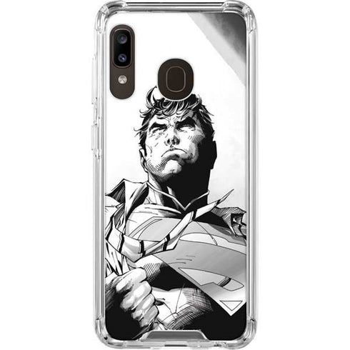 DC Comics Superman Unchained #1 SD Comic Con Variant Cover New 52 Art by Jim Lee Galaxy A30 Clear Case