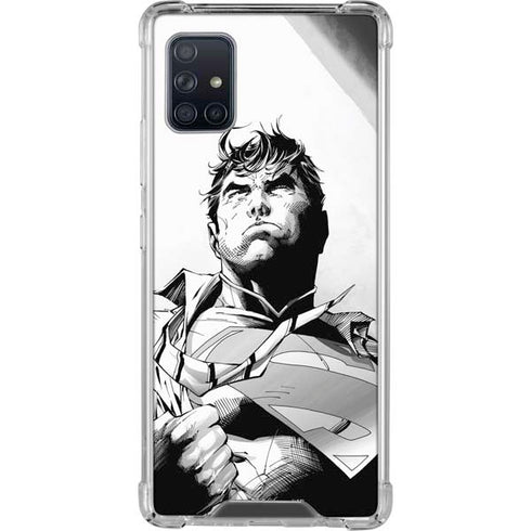 DC Comics Superman Unchained #1 SD Comic Con Variant Cover New 52 Art by Jim Lee Galaxy A51 5G Clear Case