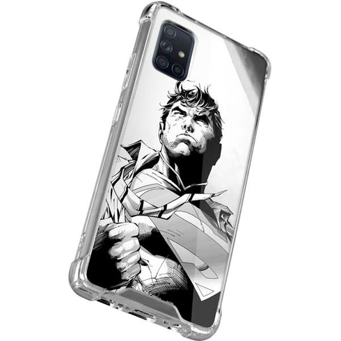 DC Comics Superman Unchained #1 SD Comic Con Variant Cover New 52 Art by Jim Lee Galaxy A51 5G Clear Case