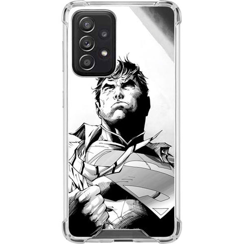 DC Comics Superman Unchained #1 SD Comic Con Variant Cover New 52 Art by Jim Lee Galaxy A52 5G Clear Case