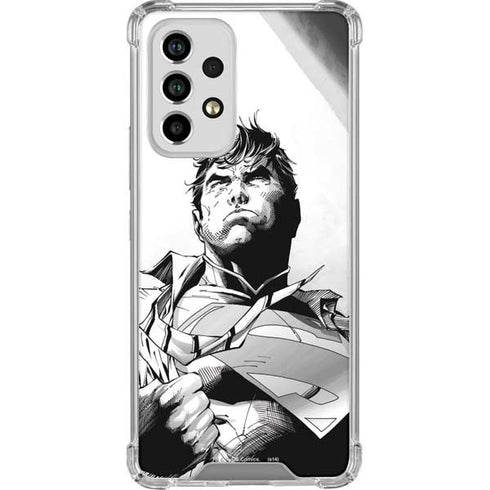 DC Comics Superman Unchained #1 SD Comic Con Variant Cover New 52 Art by Jim Lee Galaxy A53 5G Clear Case