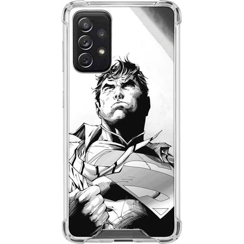 DC Comics Superman Unchained #1 SD Comic Con Variant Cover New 52 Art by Jim Lee Galaxy A72 5G Clear Case