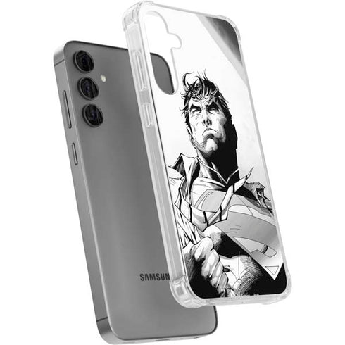 DC Comics Superman Unchained #1 SD Comic Con Variant Cover New 52 Art by Jim Lee Galaxy S24 Plus Clear Case