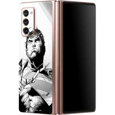 DC Comics Superman Unchained #1 SD Comic Con Variant Cover New 52 Art by Jim Lee Galaxy Z Fold2 5G Skin