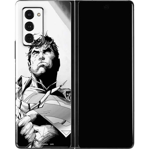 DC Comics Superman Unchained #1 SD Comic Con Variant Cover New 52 Art by Jim Lee Galaxy Z Fold2 5G Skin