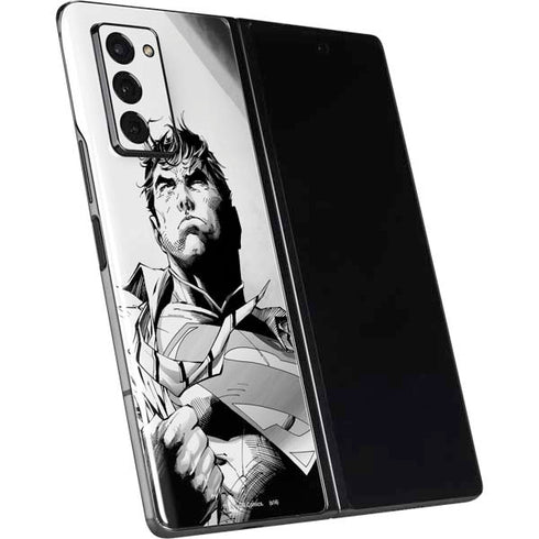 DC Comics Superman Unchained #1 SD Comic Con Variant Cover New 52 Art by Jim Lee Galaxy Z Fold2 5G Skin