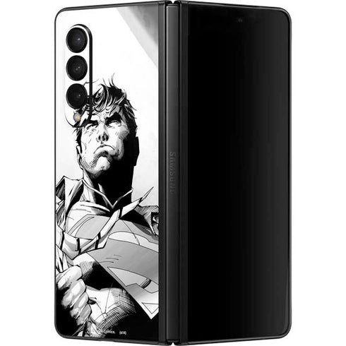 DC Comics Superman Unchained #1 SD Comic Con Variant Cover New 52 Art by Jim Lee Galaxy Z Fold3 5G Skin