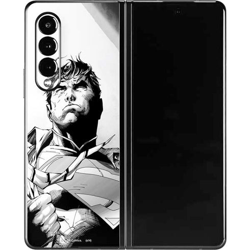 DC Comics Superman Unchained #1 SD Comic Con Variant Cover New 52 Art by Jim Lee Galaxy Z Fold3 5G Skin