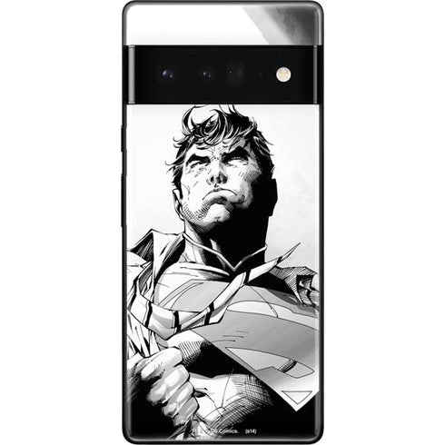 DC Comics Superman Unchained #1 SD Comic Con Variant Cover New 52 Art by Jim Lee Google Pixel 6 Pro Skin