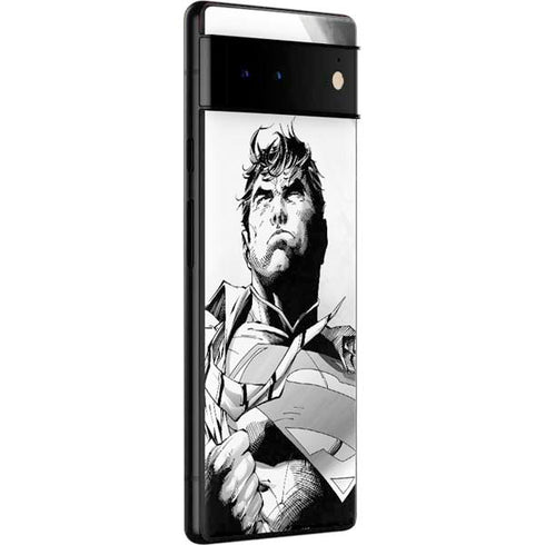 DC Comics Superman Unchained #1 SD Comic Con Variant Cover New 52 Art by Jim Lee Google Pixel 6 Pro Skin